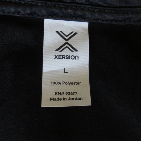 4/$14 NWT XERSION mens JACKET light weight ATHLETIC black SIZE L - Picture 8 of 11